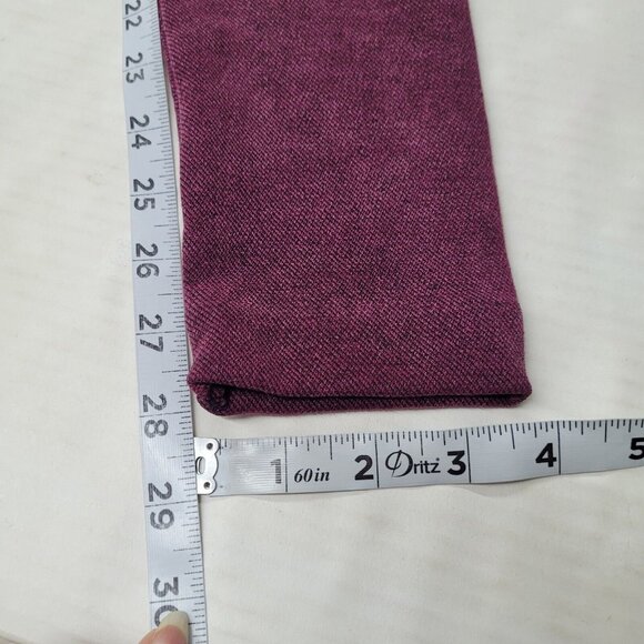Fornia Fleece Lined Legging Womens S/M Wine Stretch‎ Base Layer - Picture 9 of 10